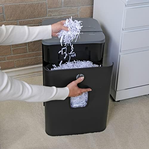 HP - Cross Cut Paper Shredder, 20-Sheet with Slide Top for Office Use - Image 6