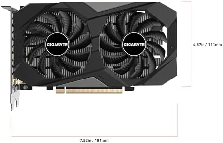 GIGABYTE GeForce RTX 3050 WINDFORCE OC V2 6G Graphics Card, 2X WINDFORCE Fans, 6GB GDDR6 96-bit GDDR6, GV-N3050WF2OCV2-6GD Graphics Card - Image 5