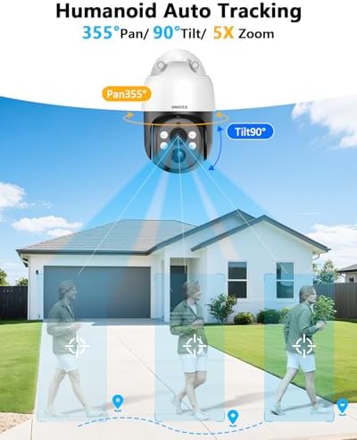 (2026 New) 4K PTZ PoE Wired Security Camera System Outdoor Surveillance - Image 3