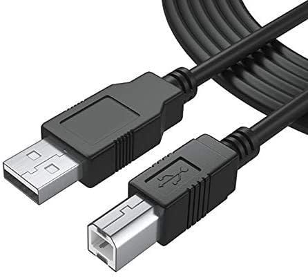 New USB 2.0 PC Data Cable Cord Compatible with Avision AV1860 AV1880 AV5400 AV175+ AV188 AD240 AV320E2+ AV1760 AV5200 Desktop Document Receipt Sheetfed Scanner AVA5 AVA5 Plus AVA6 AVA6 Plus by Unknown