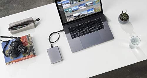 LaCie Mobile Drive 1TB External Hard Drive HDD – Space Gray USB-C USB 3.0, for Mac and PC Computer Desktop Workstation Laptop (STHG1000402) - Image 6