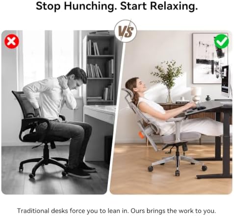 Newtral Smart Motorized Tilt Desk + Ergonomic Office Chair Bundle - Image 3