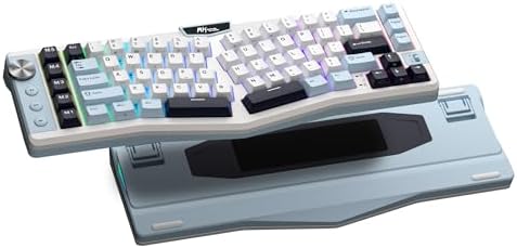 RK ROYAL KLUDGE A72 Alice Ergonomic Wireless Mechanical Keyboard,Split Ergo by RKROYALKLUDGE
