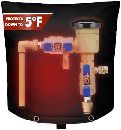 SUNICO Sprinkler Covers for Outside Valve-5°F,Winter Insulate,24x26in,Black by Unknown