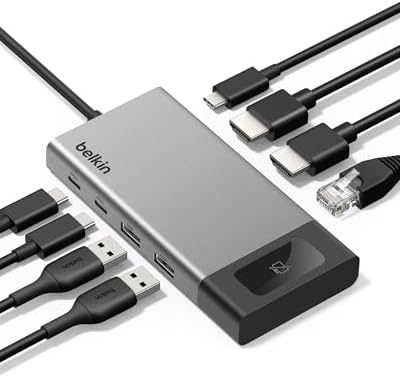 Belkin USB-C Hub 8-in-1 Dual 4K60Hz Display 100W for Windows by Unknown