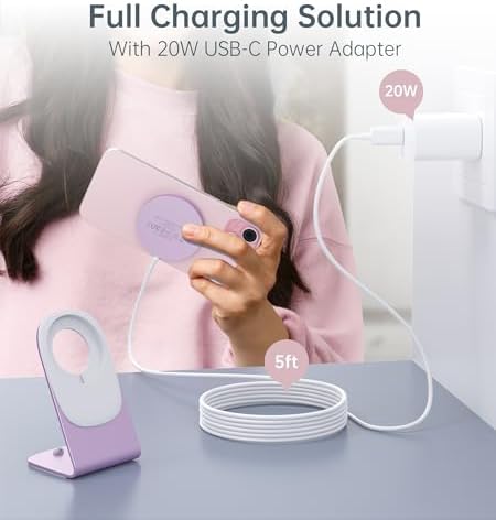 Magnetic Wireless Charger Stand + Charging Pad for iPhone Duo/18-12 Series - Image 5