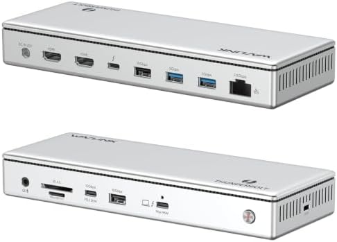 WAVLINK Thunderbolt 4 Dock with 4K HDMI Dual Monitor for Mac or Windows by WAVLINK%C2%AE