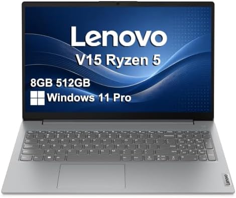 Lenovo Laptop Computer V15, AMD Ryzen 5 7520U, 8GB RAM, 512GB SSD by ISTComputers