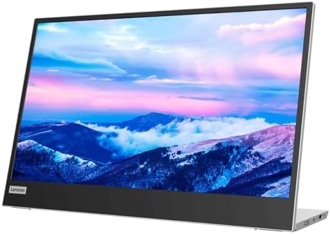 Lenovo L15 Portable Monitor, 15.6” Display, Full HD Resolution, IPS Panel, 250 nits Brightness, 60Hz Refresh Rate, USB-C Ports, Height-Adjustable Stand, Flicker-Free Technology, Grey - Image 5