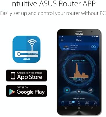 ASUS RT-AX1800S Dual Band WiFi 6 Extendable Router, Subscription-Free Network Security, Parental Control, Built-in VPN, AiMesh Compatible, Gaming & Streaming, Smart Home - Image 4