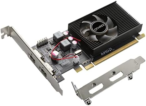 QTHREE Radeon HD 6570 1GB GDDR3 Low Profile Video Graphics Card,2X HDMI by QTHREE