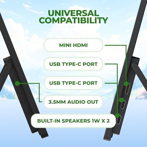 AOC 16" Portable Monitor FHD 60Hz USB-C IPS Ultra Slim Kickstand 16T30 - Image 6