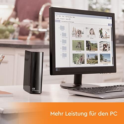 WD 6 TB Elements Desktop External Hard Drive - USB 3.0, Black - Image 3