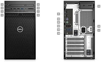 Dell Precision 3640 Workstation Desktop | Core i9-10900 - 1TB HDD Hard Drive - 32GB RAM | 10 cores @ 5.2 GHz Win 11 Pro Black (Renewed) - Image 3