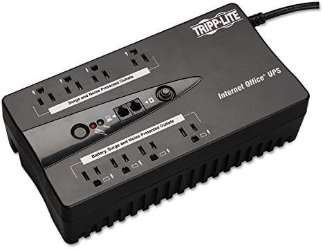 Tripp Lite INTERNET550U 550VA 420J UPS, 8 Outlets, Black, Compact - Image 2