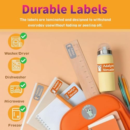 Custom Personalized Name Labels for Kid Waterproof Name Stickers Tags - Image 4