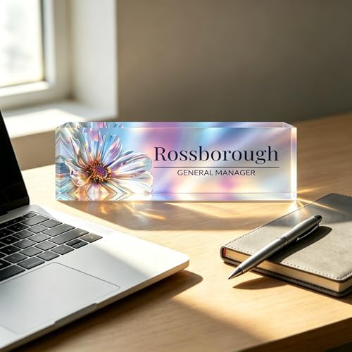Custom Name Plate for Desk, Desk Name Plate Personalized, Acrylic Desktop Ornament, Stylish Office Decor, Appreciation Present for Boss, Social Worker, Teacher, Nurse, Employee - Image 4