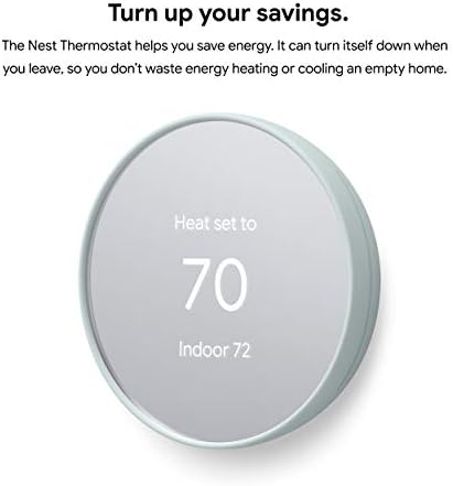Google Nest Thermostat - Smart Thermostat for Home - Programmable Wifi Thermostat - Fog - Image 2
