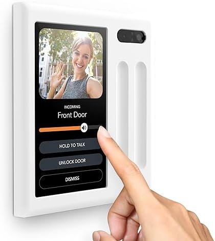 Brilliant Smart Home Control (2-Switch Panel) — Alexa Built-In & Compatible with Ring, Sonos, Hue, Google Nest, Wemo, SmartThings, Apple HomeKit — In-Wall Touchscreen Control for Lights, Music, & More by BrilliantHomeTechnology