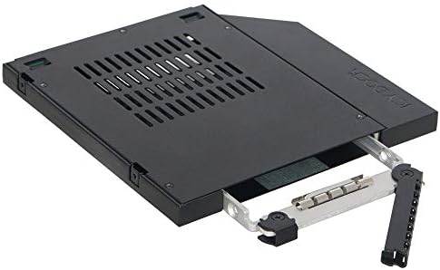 ICY DOCK 2.5" SSD / HDD Hot-Swap SATA Mobile Rack for 9.5mm Ultra Slim CD/DVD-ROM Optical Bay | ToughArmor MB411SPO-2B by ICYDOCK