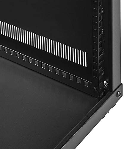 NavePoint 15U Portable Server Rack with Casters - 15U Network Rack Open Frame with Adjustable Rails, 132lbs Capacity - Up to 22.6" Deep 19-Inch Rack for IT Equipment, Telecom & A/V, Black - Image 2