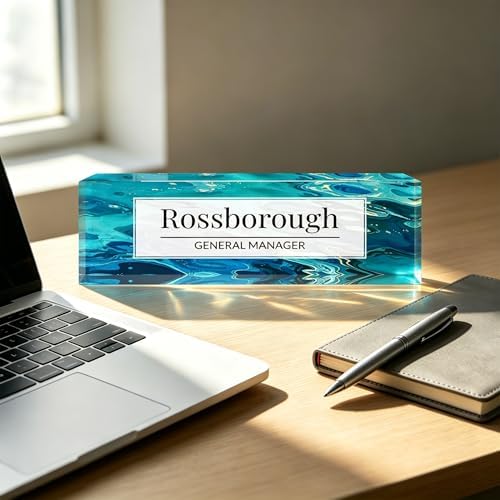 Custom Name Plate for Desk, Desk Name Plate Personalized, Acrylic Desktop Ornament, Stylish Office Decor, Appreciation Present for Boss, Social Worker, Teacher, Nurse, Employee - Image 4
