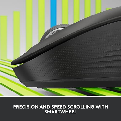 Logitech Signature M550 Wireless Mouse Small to Medium Sized Hands - Black - Image 2