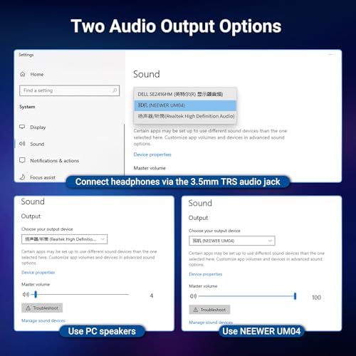 NEEWER UM04 USB Microphone AI Cancelling Desktop Omnidirectional Condenser - Image 6