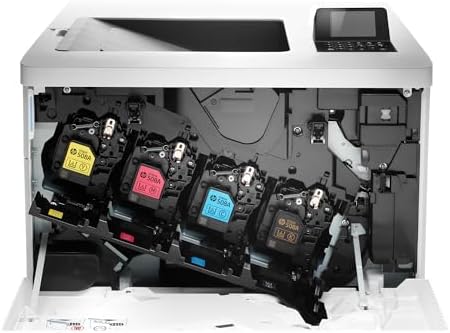 HP Color LaserJet Enterprise M554dn Printer, Automatic Duplex Printing, Gigabit Ethernet Connectivity, Enterprise Security Features, Fast 35 PPM Business Office Printer 7ZU81A (Renewed) - Image 5