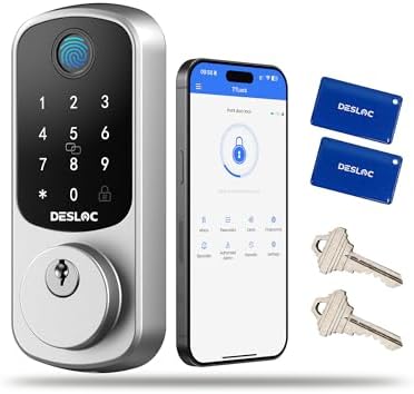 DESLOC B200 Fingerprint Smart Door Lock, Keyless Entry Deadbolt by DESLOC
