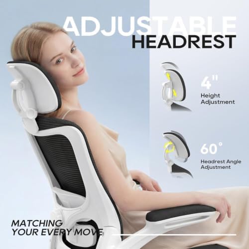Ergonomic Office Chair for Lower Back Relief, 4-Way Lumbar, 330 LBS - Image 4
