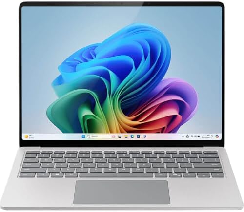 Microsoft Surface Laptop (2024), Windows 11 Copilot+ PC, 13.8" Touchscreen Display, Snapdragon X Plus (10 core), 16GB RAM, 256GB SSD Storage, Platinum by Unknown