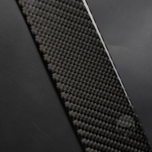 Car Outside Door Sill Plate(near door)Door Pedal Anti-Slip Strip Cover Sticker Real 3K Black Carbon Fiber Trim Compatible with Benz Smart 2016 2017 2018 2019 2020 2021 Auto Interior Accessories - Image 5