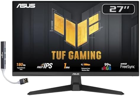 ASUS TUF Gaming 27" 1080P FHD IPS Monitor with 1ms Response Time (VG279Q3A) by Unknown