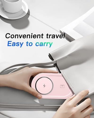 Foldable 3 in 1 Wireless Charging Station for Apple Mag-Safe Charger Stand - Image 6