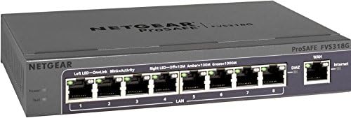 Netgear FVS318G ProSafe 8 Port Gigabit VPN Firewall by NETGEAR