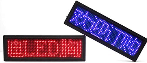 LED Name Tag for Business Rechargeable LED Card Screen for Hotel Party Supermarket School and Restaurant 4 Colors Name Message Tag - Image 4