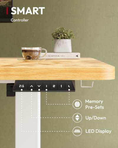 SANODESK One-Piece 40 x 24'' Electric Height Adjustable Standing Desk - Image 7