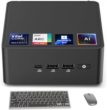 ASUS NUC 15 Pro Small Desktop Computer, Intel Series 2 Ultra 5 225H (14C/14T, Up to 4.9GHz), AI Mini PC 64GB DDR5 RAM, 1TB PCIe SSD, Win 11 Pro, Intel Arc 130T GPU, Thunderbolt 4, WiFi 7, BT 5.4 by Unknown