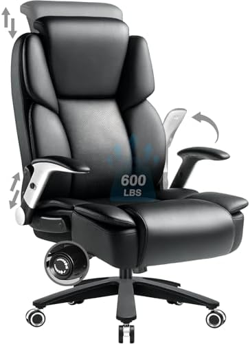 Big and Tall Office Chair, Heavy Duty Computer Desk Chair for Heavy People by Unknown