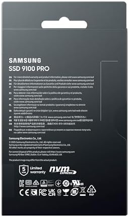 Samsung SSD 9100 PRO 8TB, PCIe 5.0x4 M.2 2280, Up to 14,800MB/s - Image 4