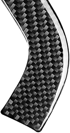 Real Black Carbon Fiber Car Dashboard Side Defogger AC Vent Outlet Panel Decorative Strip Trim Sticker Compatible with Benz Smart Fortwo 2011 2012 2013 2014 2015 Auto Interior Accessories 4pcs - Image 6