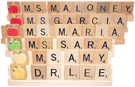 Handmade Personalized Teacher Desk Plate Custom Teacher Gift Personalized Teacher Name Plate Teacher Desk Plate Teacher Christmas School Nurse Science Teacher Reading Writing - Image 4