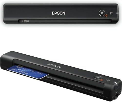 Workforce Es-50 Portable Document Scanner for Laptop - Complete Bundle for Pc and Mac – Best Travel Photo Scanner, with Feeder, Wireless, Mobile Friendly, Mini USB Cable Included (Renewed) - Image 2