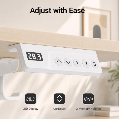 Claiks 32 x 19 Inch Nature Electric Standing Desk - Image 6