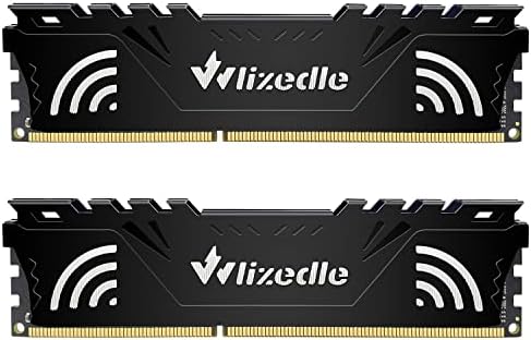 DDR3 RAM 16GB Kit (2x8GB) 1866MHz CL13 UDIMM, Desktop Memory Module PC3-14900 240-Pin 1.5V 2Rx8 Dual Rank Non-ECC Unbuffered PC Computer RAM Stick Upgrade - Black by Wlizedle