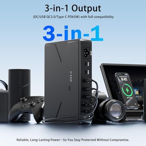 Wbacon 14 PCS Mini UPS 20000mAh Battery Backup & Surge Protector - Image 5