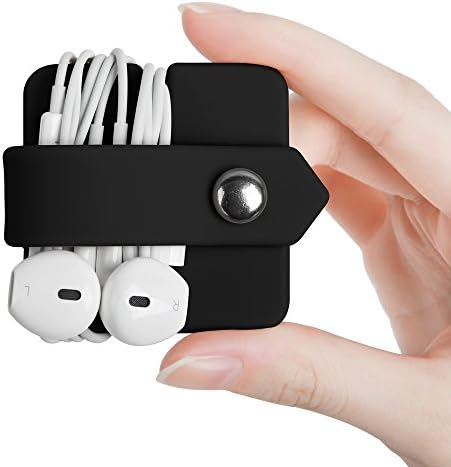 Cord Organizer Earbuds Holder Earphone Wrap Earphones Organizer Headset Headphone Earphone Wrap Winder Cord Manager Cable Winder Set of 2 - Image 2