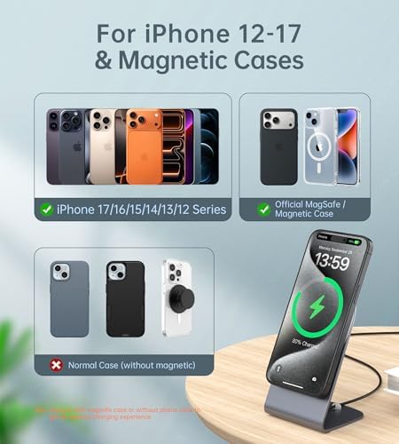 Magnetic Wireless Charger Stand + Charging Pad for iPhone Duo/18-12 Series - Image 5