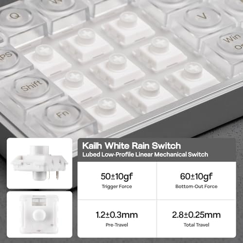 EPOMAKER Luma40 Low Profile Mechanical Keyboard with QMK/VIA & CNC Metal - Image 6